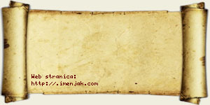 Magdalena Bainović vizit kartica